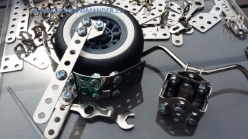 816I-11 Grote motor met zijspan, elektrisch model