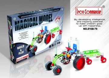 816B-79 Tractor met aanhangwagen